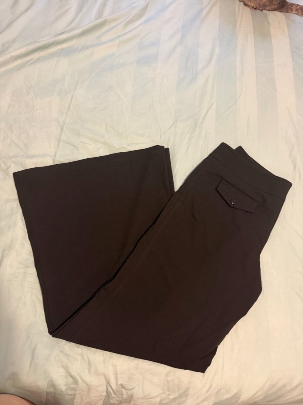 🖤 Caché 🖤 Black Wide-Leg Dress Pants Trousers 🖤 Size 6 - Picture 3 of 5
